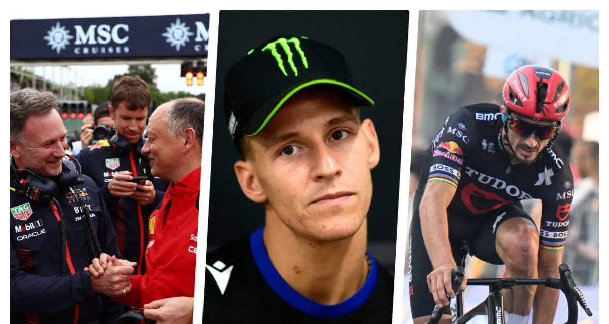 Vasseur's Potential Exit from Ferrari Linked to Horner, Quartararo's Disconcerting Announcement, and Today's Top Sports News